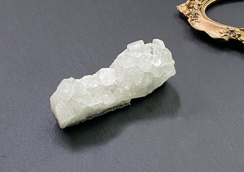 天然原礦純淨白色魚眼石晶簇 辦公室 擺件 可消磁小晶石飾品 - 其他 - 水晶 白色