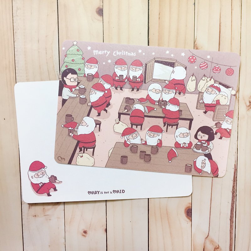 Christmas Rest Station | Postcards - การ์ด/โปสการ์ด - กระดาษ สีแดง