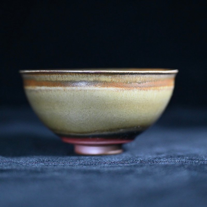 手作柴燒上釉茶碗NT16 - 茶壺/茶杯/茶具 - 其他材質 