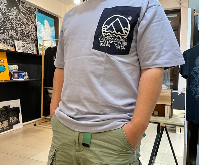 香港デザイン アイランドピープルソース ユニセックス 半袖Tシャツ