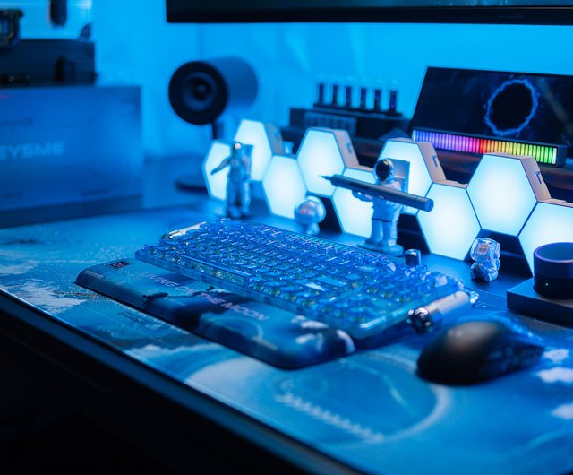 Lunar01ブルークリスタル ワイヤレス メカニカル キーボード Windows