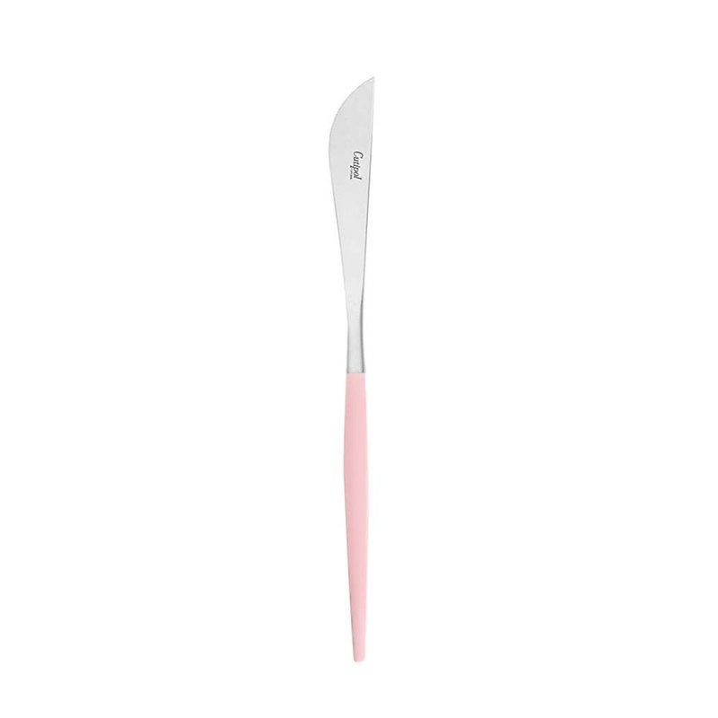 Portuguese Cutipol MIO pink handle table knife - Cutlery & Flatware - Stainless Steel Pink