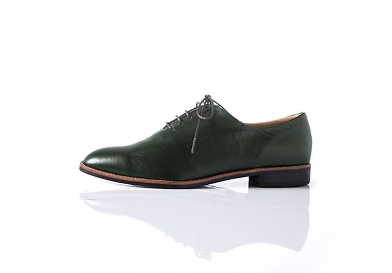 NOUR classic oxford - Avocado - Women's Oxford Shoes - Genuine Leather Green