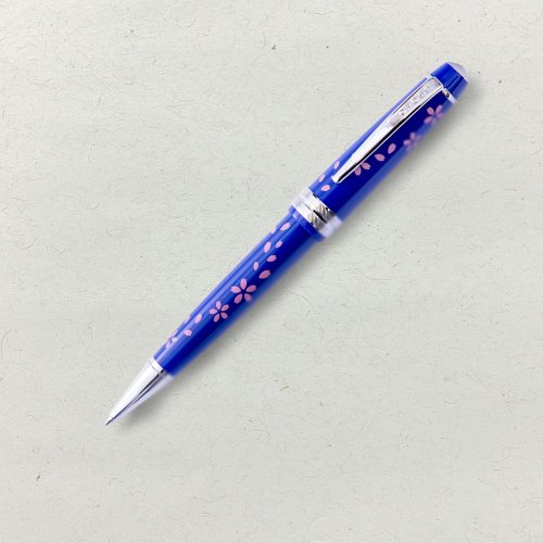文聚 【CROSS】Bailey Light 貝禮輕盈系列亮藍櫻花原子筆(原廠正貨)