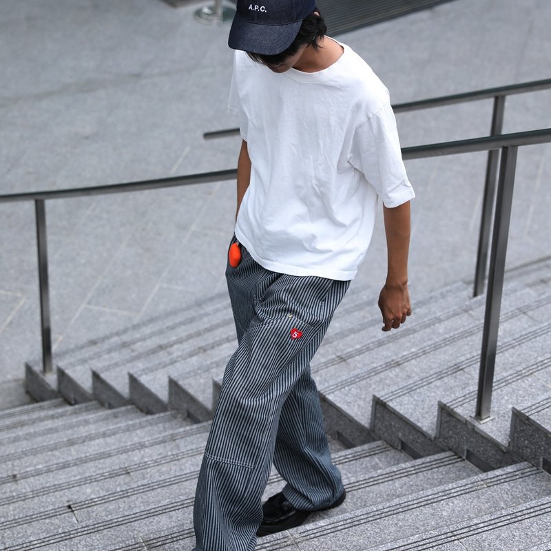 Super.5 - กางเกง San Francisco Double Knee Cargo Pant (สี Mt.Divison) - กางเกงขายาว - วัสดุอื่นๆ สีน้ำเงิน