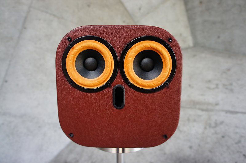 Edison Industrial Owl Bluetooth Speaker HIFI - ลำโพง - หนังแท้ สีนำ้ตาล