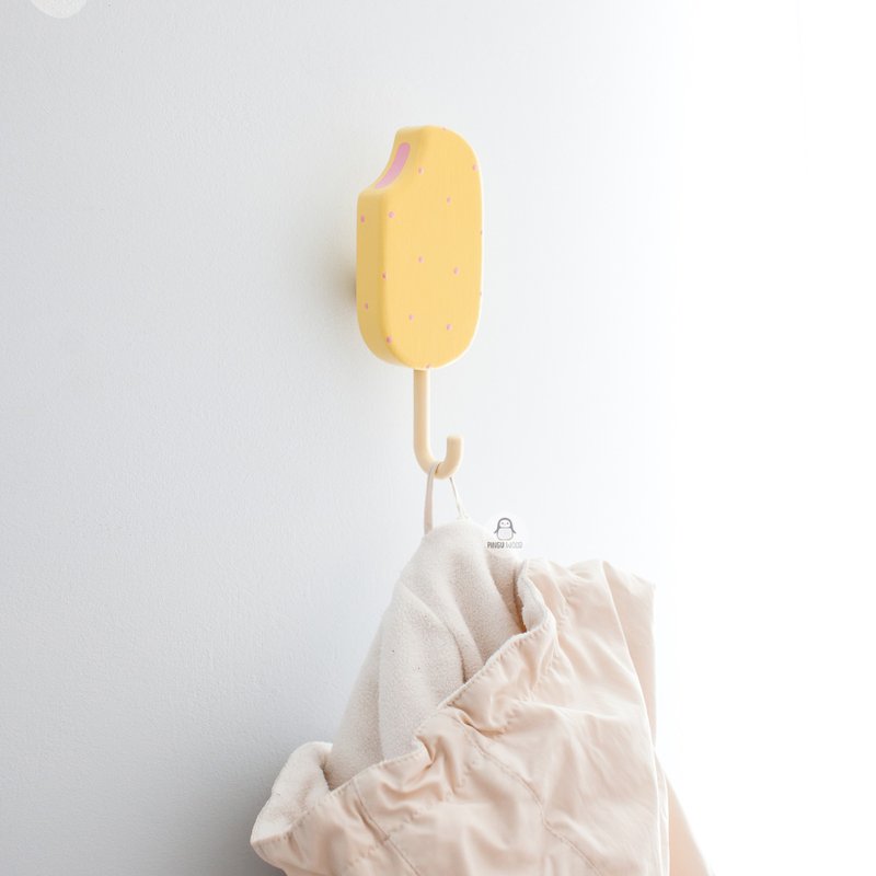 Clothes Wall Hook for Nursery, Natural Wood, wall decor, Bathtoom rack, Hanger - 兒童家具 - 木頭 