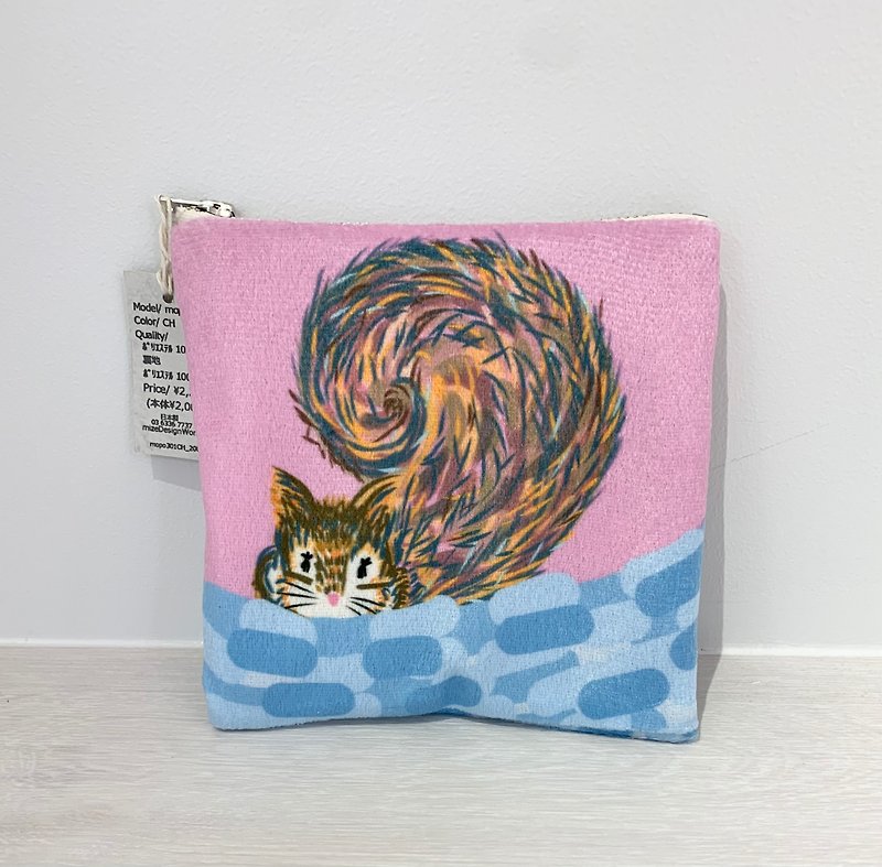 pouch chipmunk - Toiletry Bags & Pouches - Other Man-Made Fibers Pink