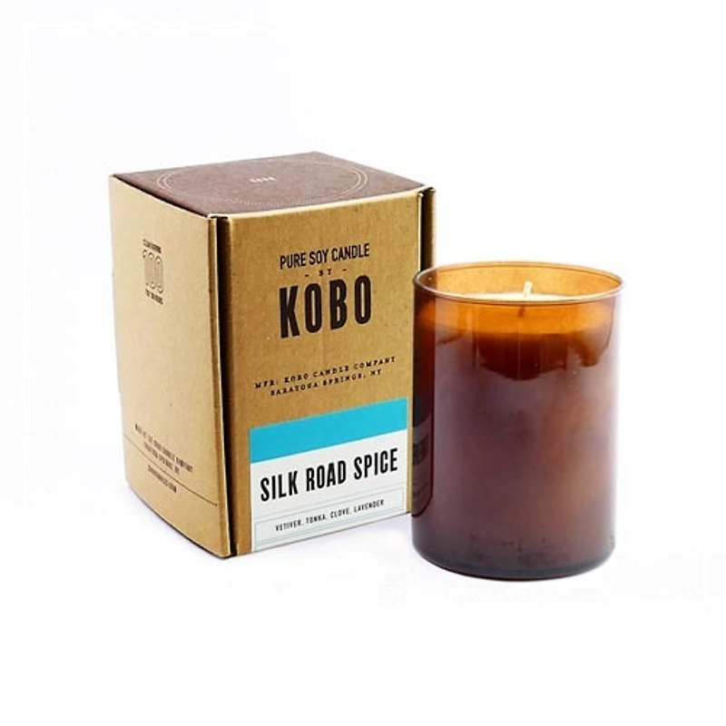 [KOBO] American Soybean Oil Candle-Silk Road Drip (435g / 100hrs Burnable) - เทียน/เชิงเทียน - ขี้ผึ้ง 