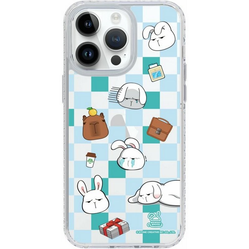 Lazy Checkered iPhone16Samsungs24GoldenCase/MirrorCase/HybridPlus - เคส/ซองมือถือ - พลาสติก หลากหลายสี