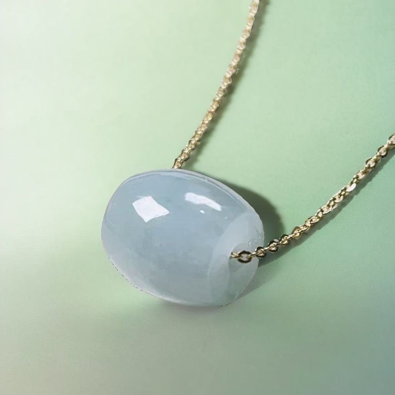 【萬事亨通】冰種翡翠路路通項鍊 | 天然緬甸玉翡翠A貨 | 送禮 - 項鍊 - 玉石 透明