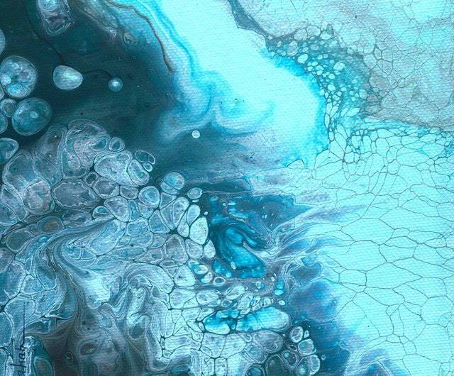海の風景 大判キャンバスアート（最も 眩い光と海】アクリル画