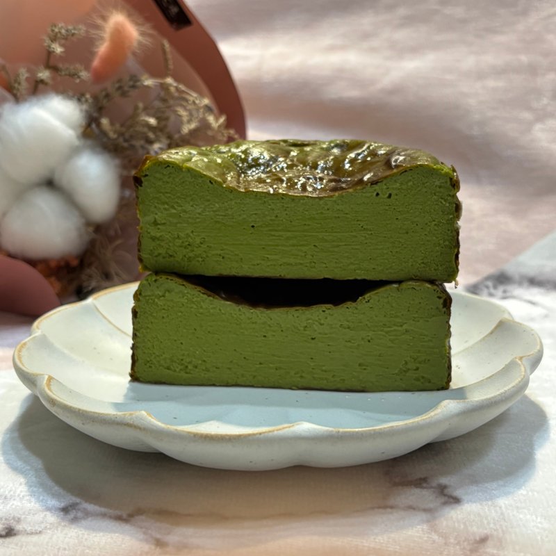 小山園抹茶北海道Luxe巴斯克乳酪蛋糕4吋 - 蛋糕/甜點 - 新鮮食材 綠色