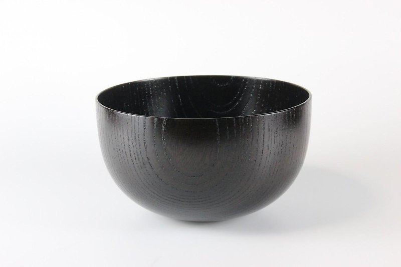 Tsuraichi Bowl Kurosuri M - ถ้วยชาม - ไม้ สีดำ