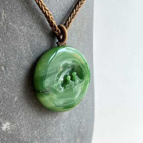 さくらんぼっち翡翠 雲形 ペンダント ネックレス他合計分 雲の深さを知ら