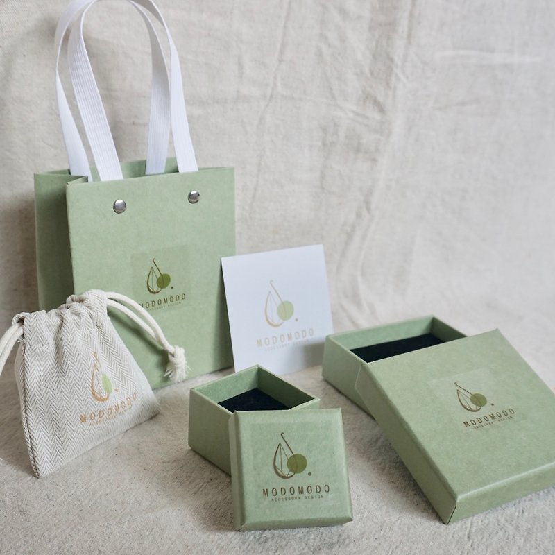 Add-on products - MODO exquisite gift box packaging - วัสดุห่อของขวัญ - กระดาษ สีเขียว