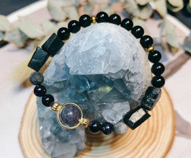 Black deals tourmaline obsidian