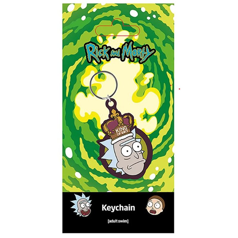 【瑞克和莫蒂】Rick and Morty 瑞克 (KING OF S#!T) 鑰匙圈 - 鑰匙圈/鑰匙包 - 其他材質 多色