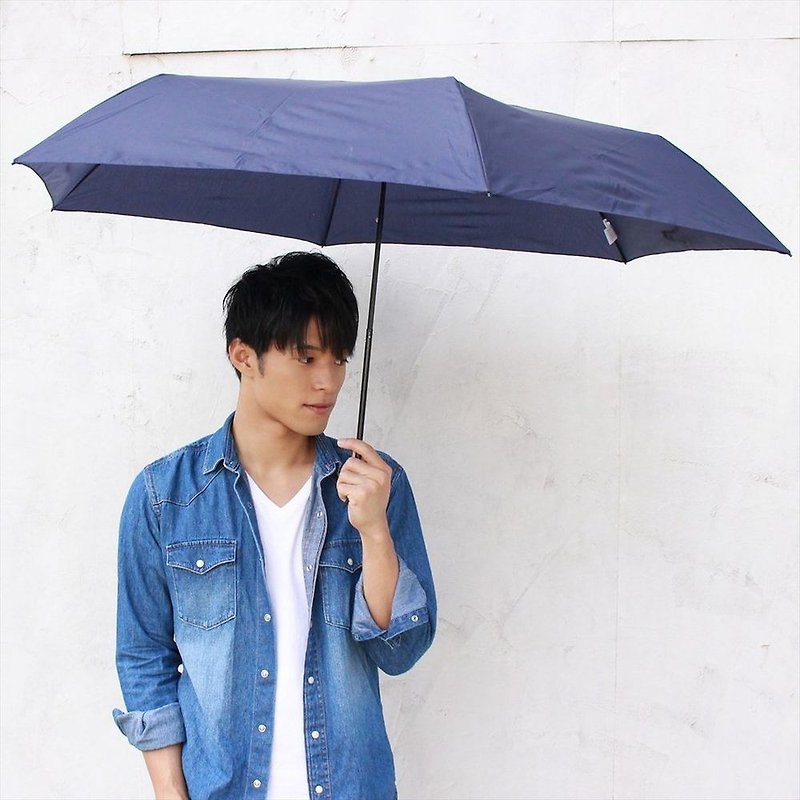 Nifty Colors -日本 Mini60 碳輕量迷你摺疊雨傘 - 雨傘/雨衣 - 防水材質 黑色
