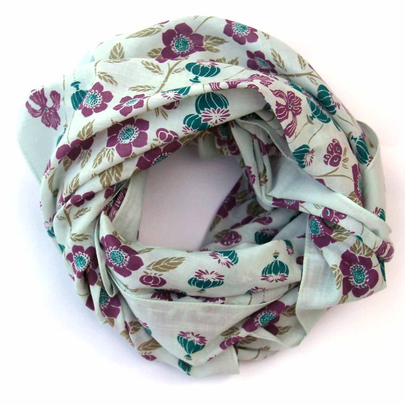 So British Prune organic cotton square towel - Bow Ties & Ascots - Cotton & Hemp Multicolor