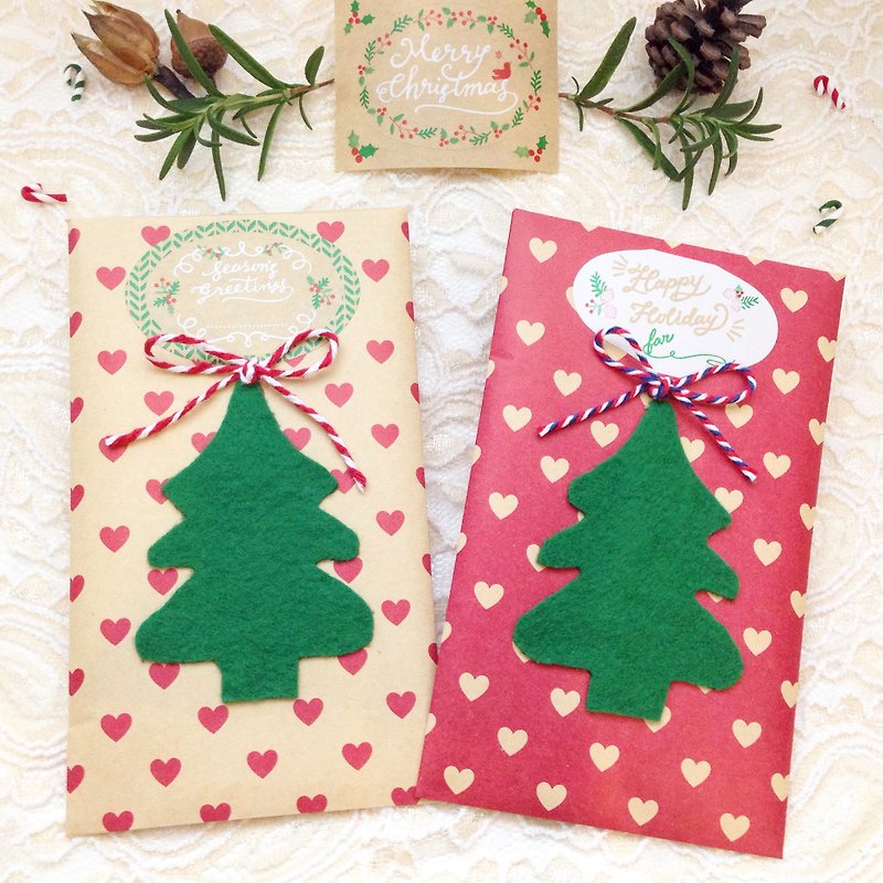 Plus purchase of goods - the exchange of gifts dedicated 🎄 handmade Christmas atmosphere packaging [] key ring / pendant applicable class - วัสดุห่อของขวัญ - กระดาษ สีแดง