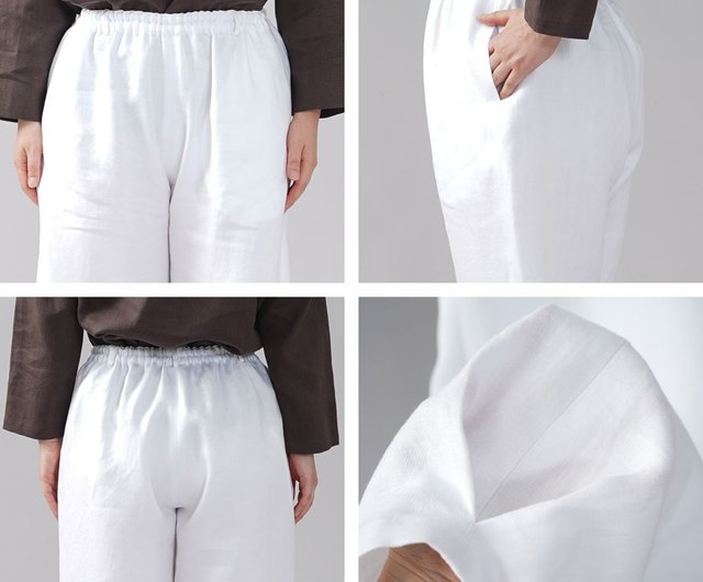 wafu premium linen - リネンボールパンツ最高の上質リネン