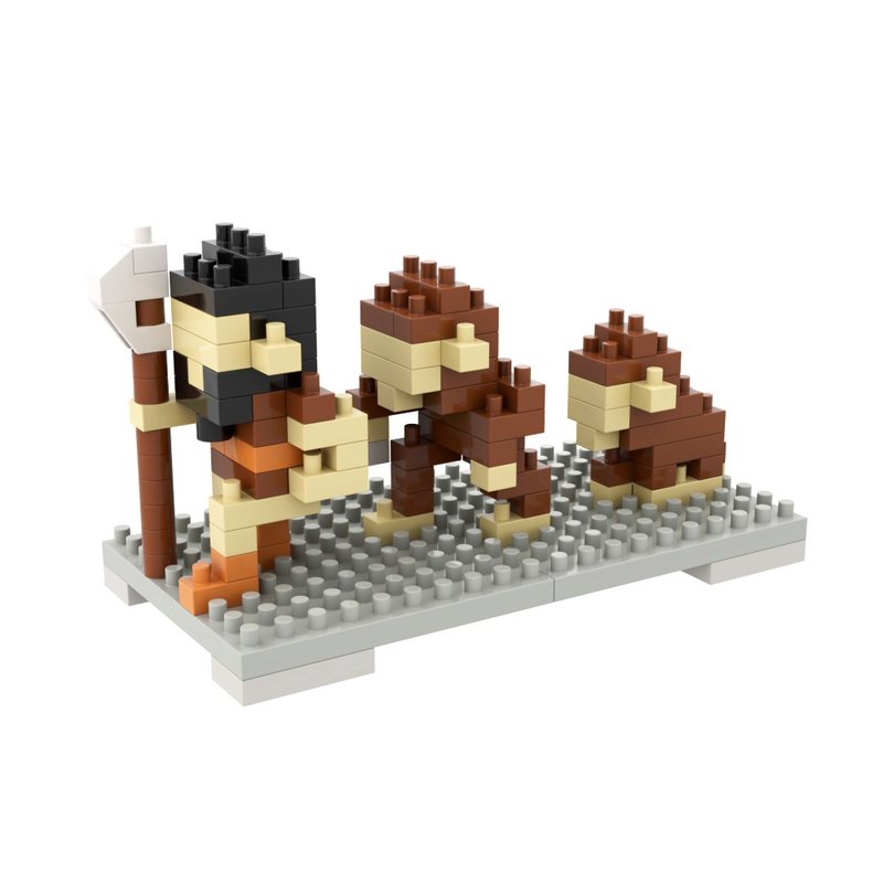Archbrick 進化論 Pixel 積木 Nanoblock - 玩偶/公仔 - 塑膠 多色
