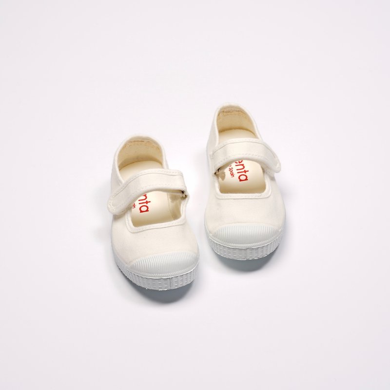 CIENTA Canvas Shoes 76997 05 - รองเท้าเด็ก - ผ้าฝ้าย/ผ้าลินิน ขาว