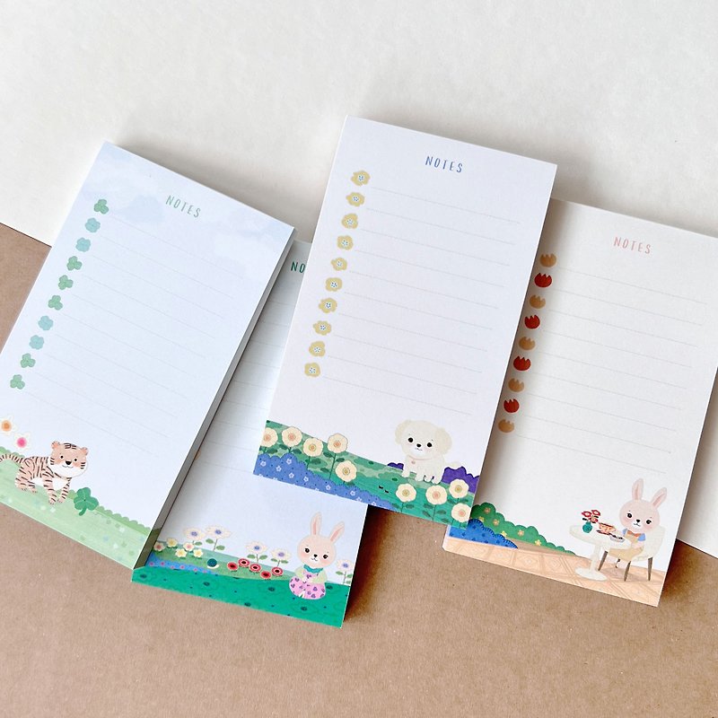 Cute character illustration checklist memo pad - Sticky Notes & Notepads - Paper 