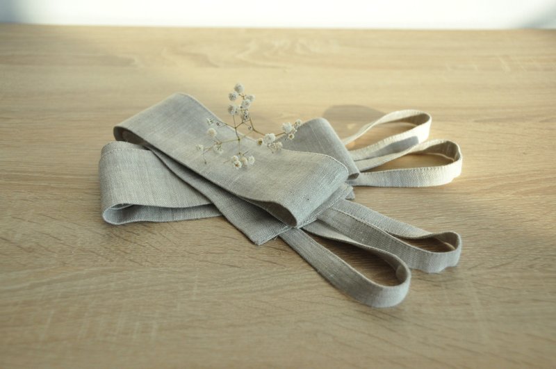 Linen curtain tiebacks / Curtain holder holdback; ties; loops / Window treatment - อื่นๆ - ลินิน หลากหลายสี