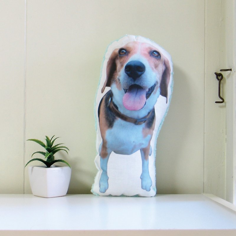 (日本製造) 手工製作 寵物客製 客製化禮物 寵物抱枕-狗 寵物紀念 - 咕𠱸/飾品訂製 - 棉．麻 多色
