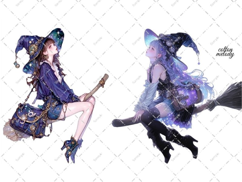 original sticker no.6849 人物ステッカー オリジナルステッカー 人物ステッカー 女の子ステッカー オリジナル人物ステッカー - 貼紙 - 紙 