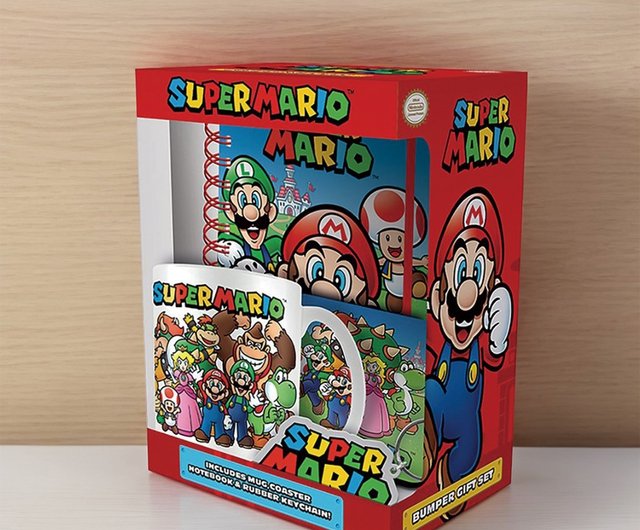 Nintendo Super Mario] Luxury gift set (including notebook, mug, coaster,  key) - Shop gameshop Other - Pinkoi