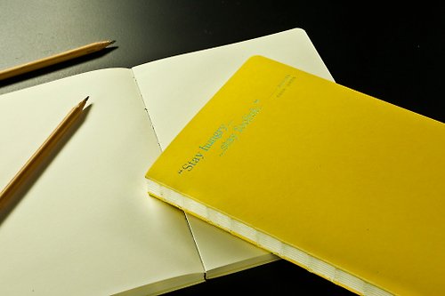 閃物 SHINYGOODS 【畢業禮物】Gee Note唉呦裸線裝筆記本-鮮黃色 畢業禮物 畢業季