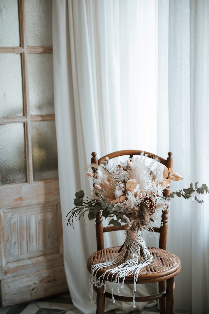 [Bridal bouquet] Bohemia / dry flower / 1 corsage - Plants - Plants & Flowers Khaki