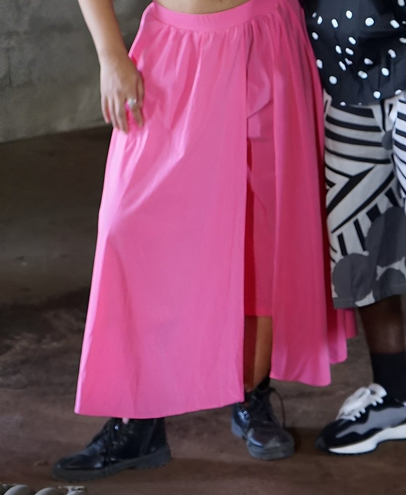 Pink Pants_Deckmethailand - Skirts - Cotton & Hemp 