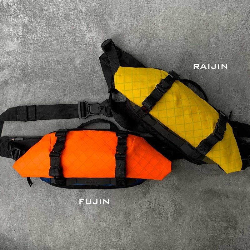 X-POD II - Classic Shoulder Bag-FUJIN & RAIJIN 风雷神 - Messenger Bags & Sling Bags - Nylon Orange