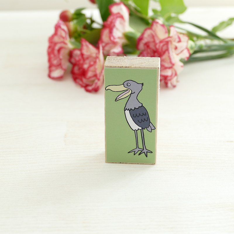 Stamp Talkative shoebill - Stamps & Stamp Pads - Wood White