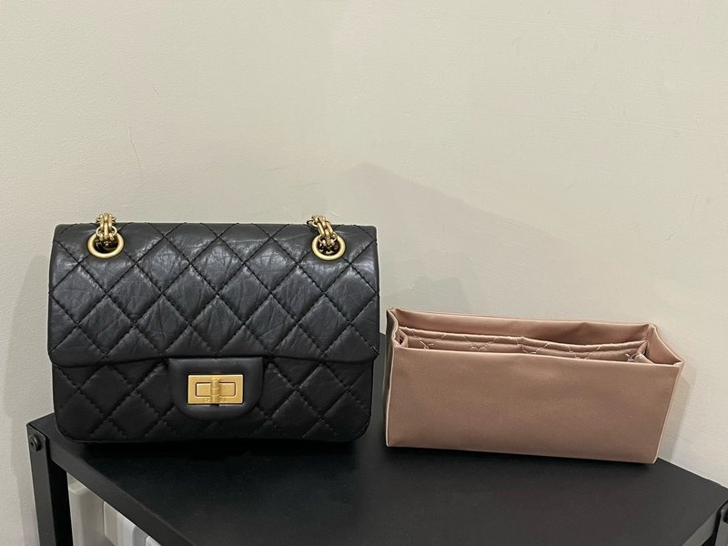 ibao 愛包喬莉包內袋 Chanel 2.55 Reissue /內膽包/包中包 - 化妝包/收納袋 - 防水材質 粉紅色