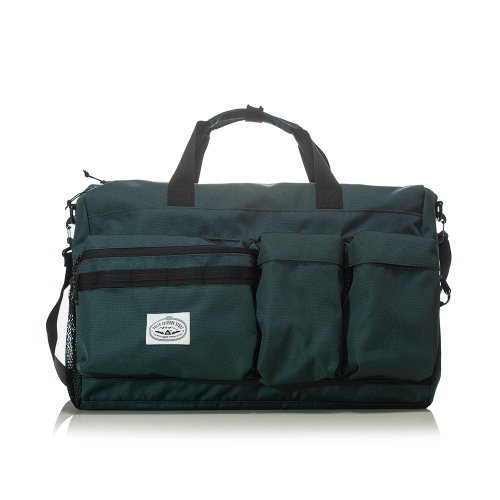 POLER 臺灣總代理 POLER BOSTON TRAVEL BAG 波士頓旅行袋/行李箱掛包/附背帶 /綠