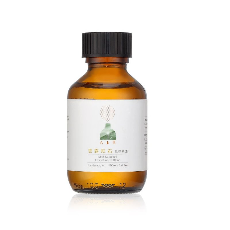 Cloudy red stone scent essential oil 100ml - earthy scent and fresh greenery - Fragrances - Plants & Flowers 