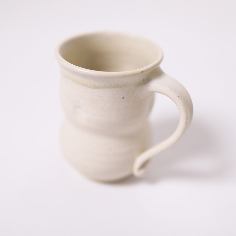 Double ball mug-fair trade - แก้วมัค/แก้วกาแฟ - ดินเผา ขาว