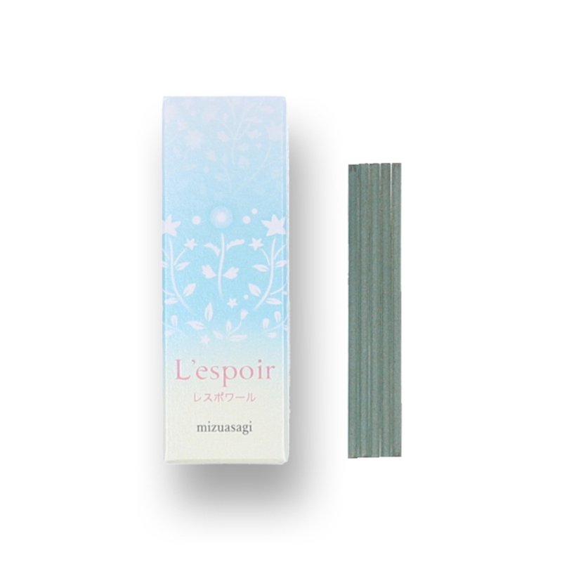 Matsueido L'espoir 【Hope Series】Mizuasagi Water Shallow Green Onion Incense (with incense stand) - Fragrances - Concentrate & Extracts 