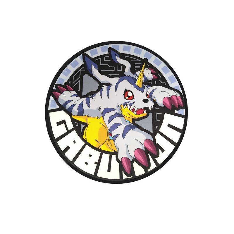 數碼寶貝 加布獸圓形地墊 - 地墊/地毯 - 聚酯纖維 多色