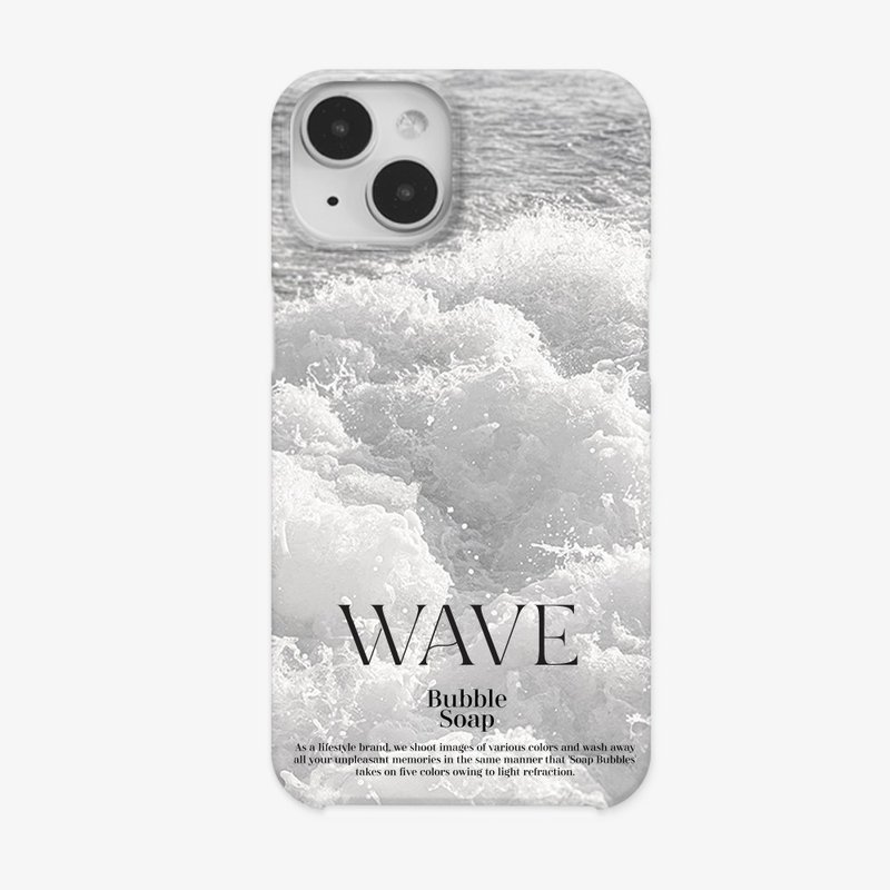 (hard case) wave edition - Phone Cases - Other Materials White