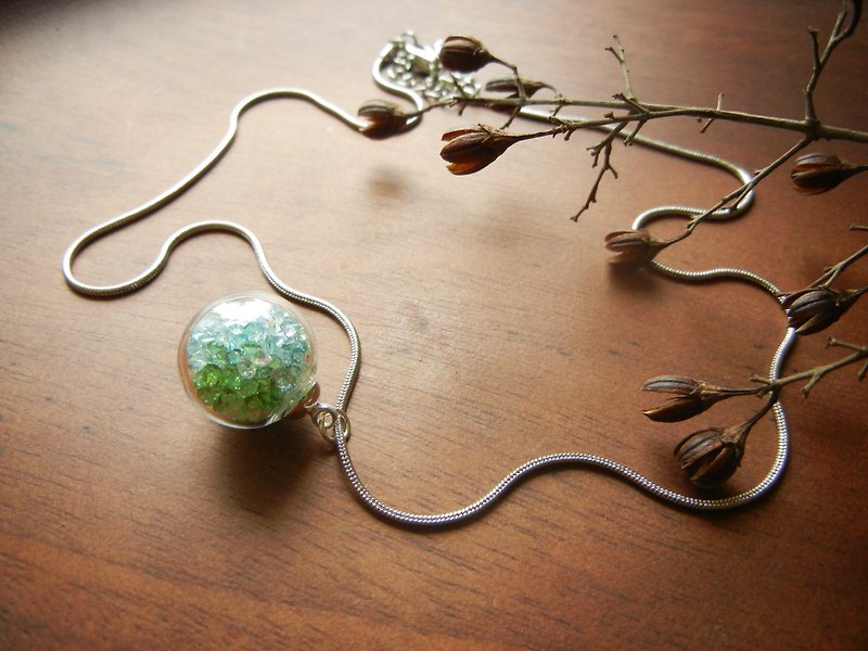 *Coucoubird*diamond pieces Earth Necklace - Necklaces - Gemstone Multicolor