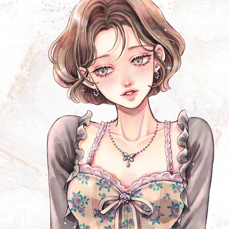 Anra 貼紙 (2色) - 貼紙 - 紙 