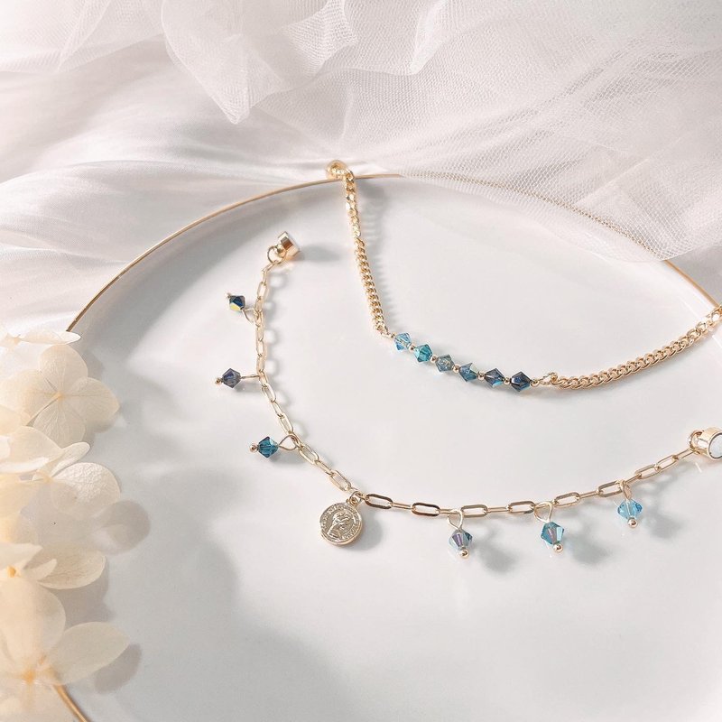 Swarovski Artemis | Iris 水晶手鍊 - 手鍊/手環 - 水晶 藍色