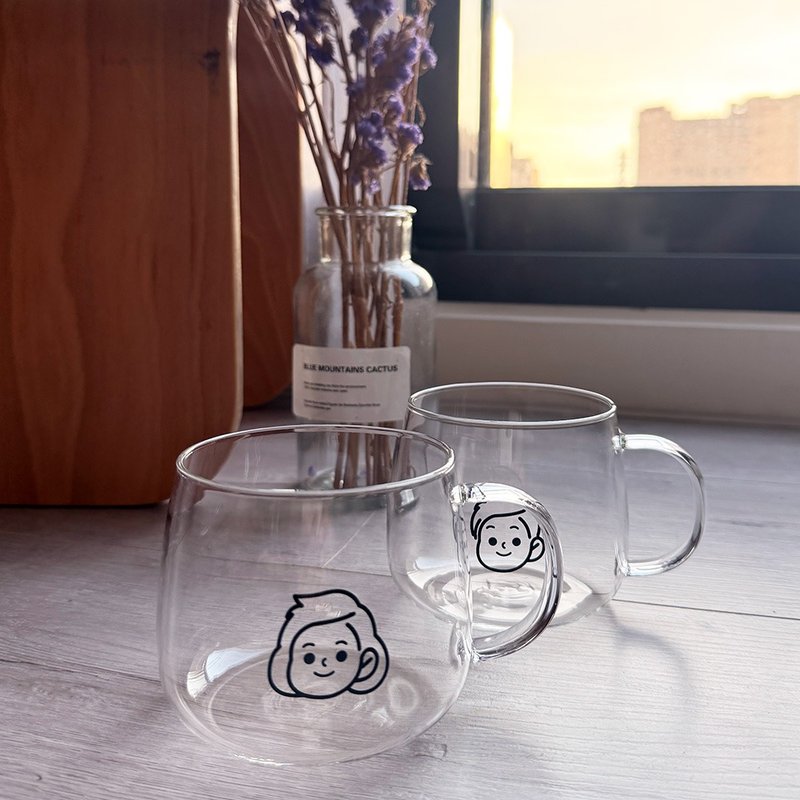 A pair of Glasses - Cups - Glass 