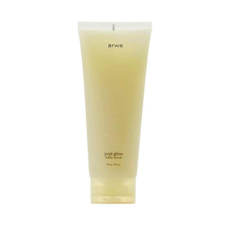 韓國 arwe | glow 柚子光采身體磨砂膏 - 沐浴乳/沐浴用品 - 濃縮/萃取物 金色